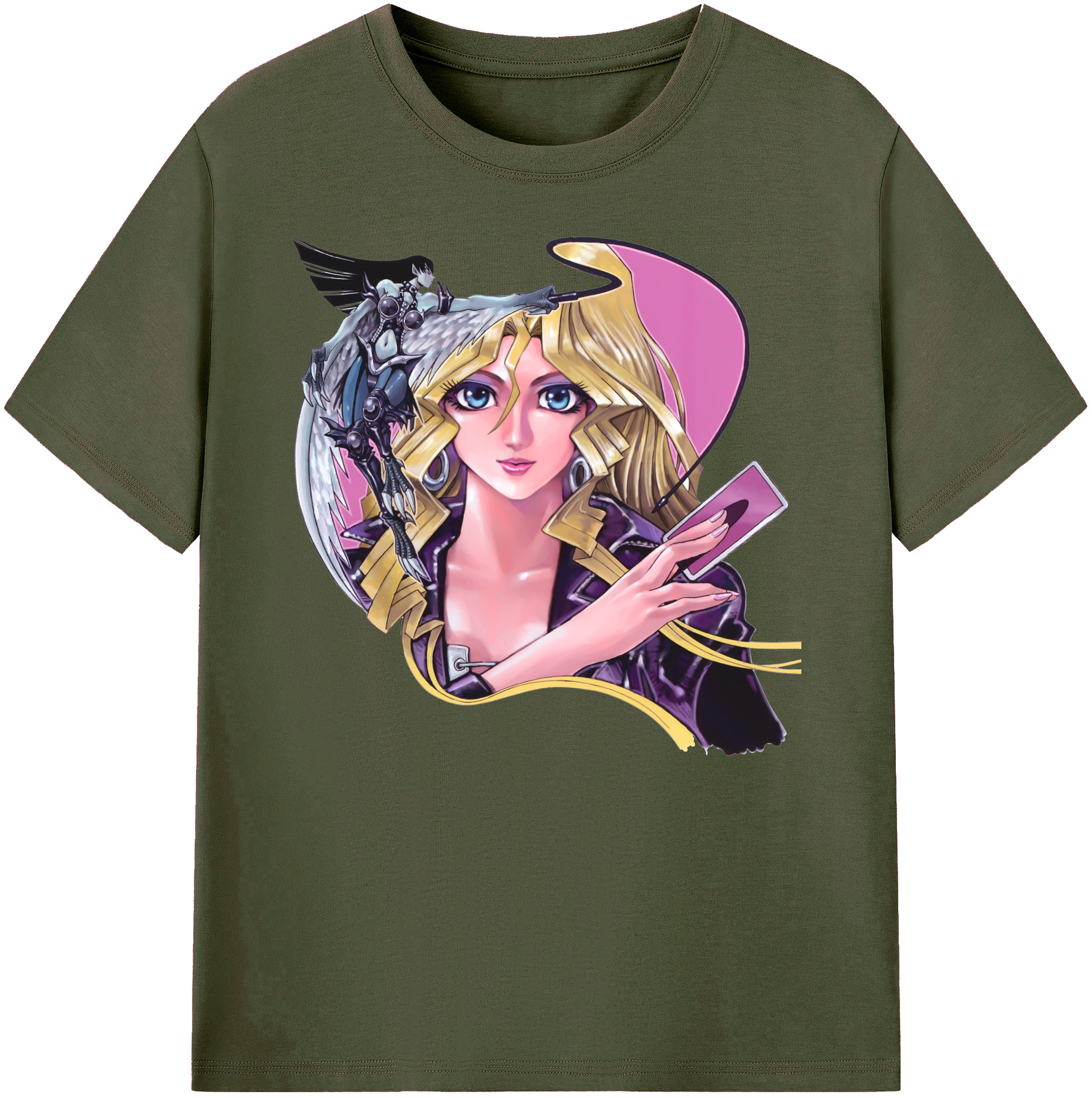 （画像用） 遊☆戯☆王 Yu-Gi-Oh! 綿100％ メンズ半袖Tシャツ｜肌触りやわらか＆通気性